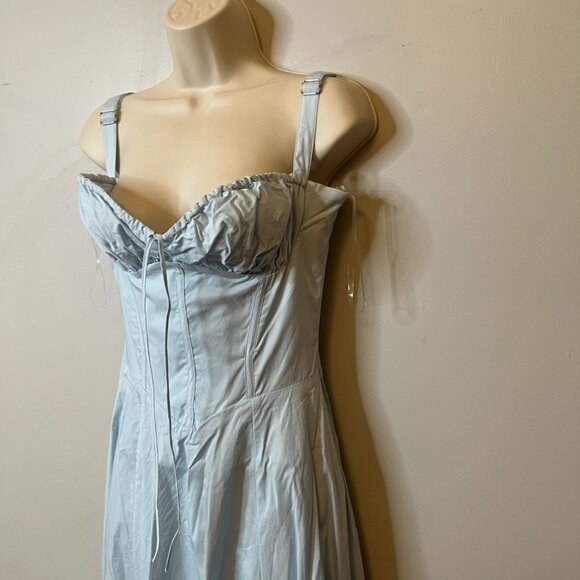 House of CB "Carmen" Baby Blue Dress (M Plus Cup) - Picture 10 of 12